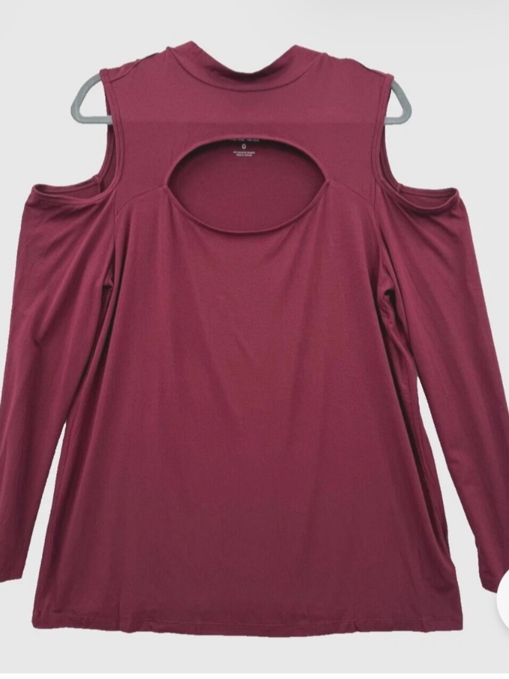 Torrid Cold-Shoulder Cutout Top - Zinfandel